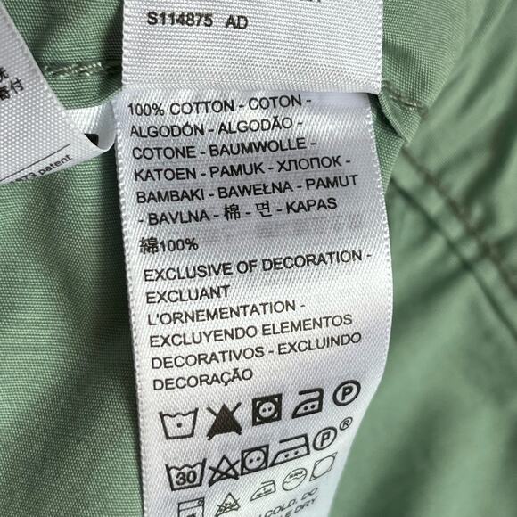 Levi's Green Convertible Cargo Pants High Waist Relaxed Fit Straight Leg - Picture 13 of 16